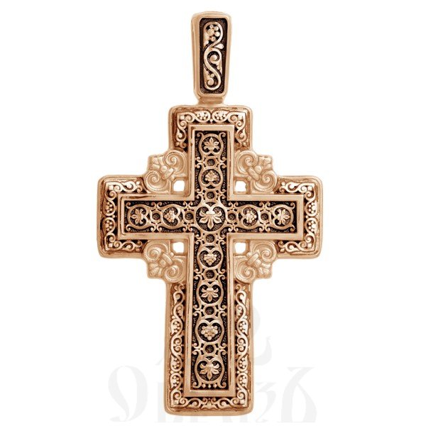 крест «голгофский», золото 585 проба красное (арт. 201.277-1)